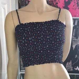 Floral crop top